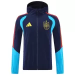 Spain Windbreaker Hoodie Jacket Navy 2026 - thejerseys