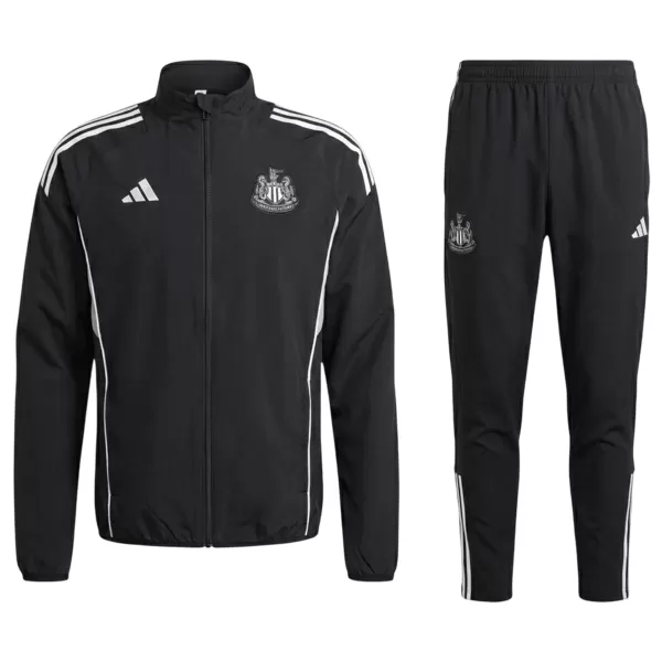 Newcastle United Windbreaker Kit(Jacket+Pants) Black 2025/26 - thejerseys