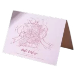 Custom Rose Best Wishes Anniversary Card Pink - thejerseys