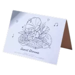 Custom Music Box Sweet Dreams Anniversary Card Blue - thejerseys