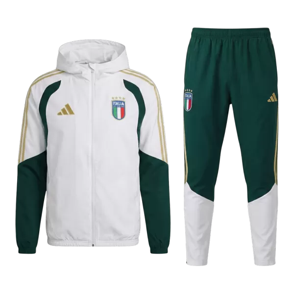 Italy Training Jacket Kit(Jacket+Pants) White 2026 - thejerseys