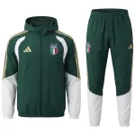 Italy Windbreaker Hoodie Kit(Top+Pants) Green 2026 - thejerseys
