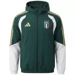 Italy Windbreaker Hoodie Kit(Top+Pants) Green 2026 - thejerseys