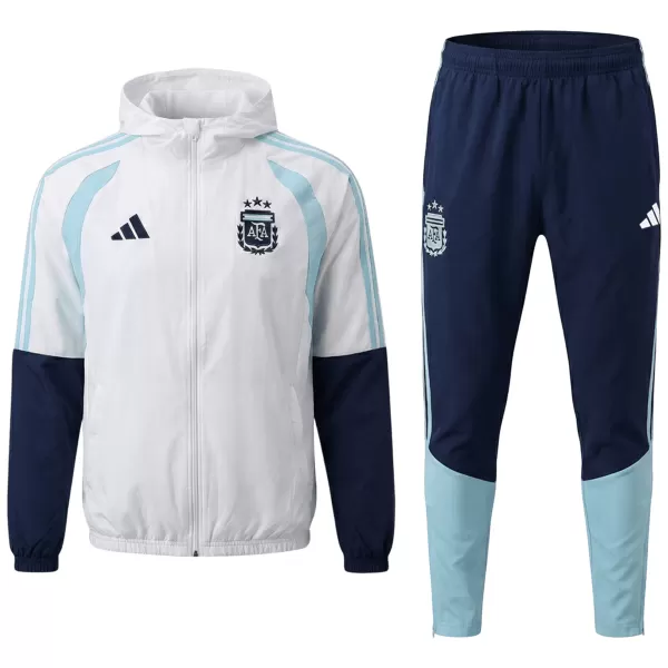 Argentina Windbreaker Hoodie Kit(Top+Pants) White 2026 - thejerseys