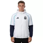 Argentina Windbreaker Hoodie Kit(Top+Pants) White 2026 - thejerseys