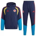 Colombia Windbreaker Hoodie Kit(Top+Pants) Navy 2026 - thejerseys