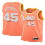 Men's Cleveland Cavaliers MITCHELL #45 Navy Swingman Jersey - thejerseys