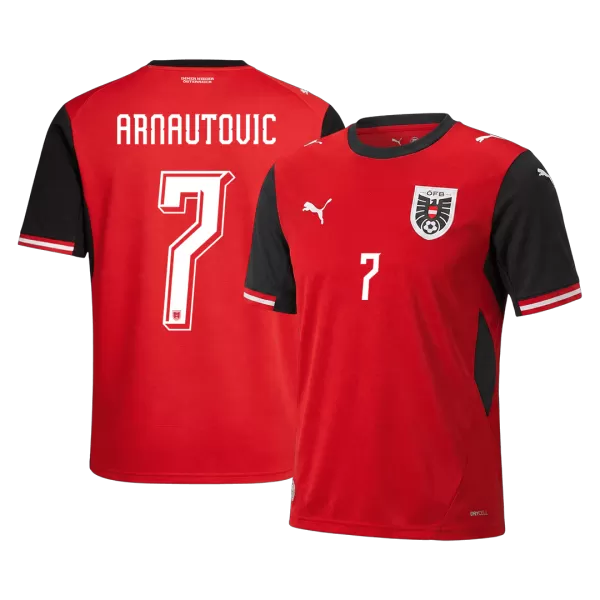 ARNAUTOVIC#7 Austria Home Soccer Jersey World Cup 2026 Red - thejerseys