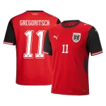 GREGORITSCH #11 Austria Home Jersey World Cup 2026 - thejerseys