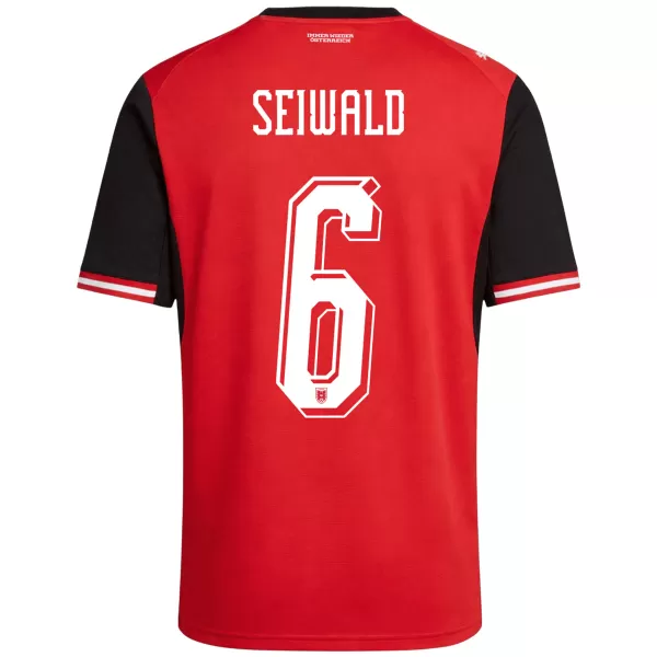 SEIWALD #6 Austria Home Jersey World Cup 2026 - thejerseys