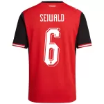 SEIWALD #6 Austria Home Jersey World Cup 2026 - thejerseys
