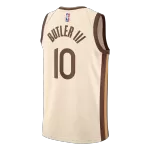 Men's Golden State Warriors BUTLER #10 Brown Swingman Jersey - City Edition - thejerseys