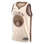 Men's Golden State Warriors BUTLER #10 Brown Swingman Jersey - City Edition - thejerseys