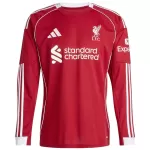 Liverpool Home Long Sleeve Jersey 2025/26 - thejerseys