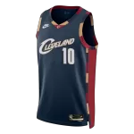 Men's Cleveland Cavaliers GARLAND #10 Navy Swingman Jersey - Classic Edition - thejerseys