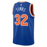 Men's New York Knicks TOWNS #32 Blue Swingman Jersey - Icon Edition - thejerseys