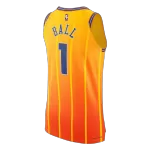 Men's Charlotte Hornets BALL #1 Orange Swingman Jersey 2026 - City Edition - thejerseys