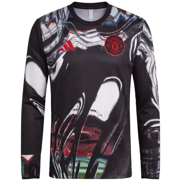 Manchester United Pre-Match Long Sleeve Jersey 2025/26 - thejerseys