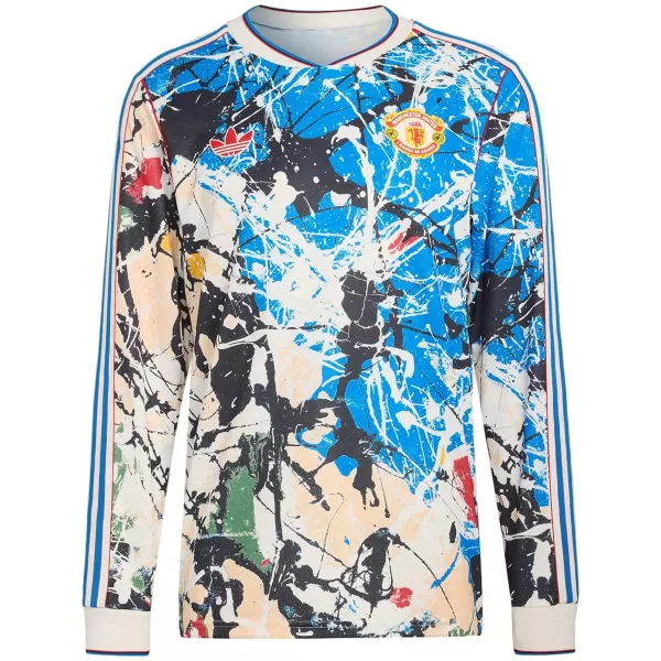 Manchester United x Stone Roses Long Sleeve Jersey 2025/26 - thejerseys