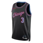 Men's New York Knicks GIDDEY #3 Black Swingman Jersey 2025/26 - City Edition - thejerseys