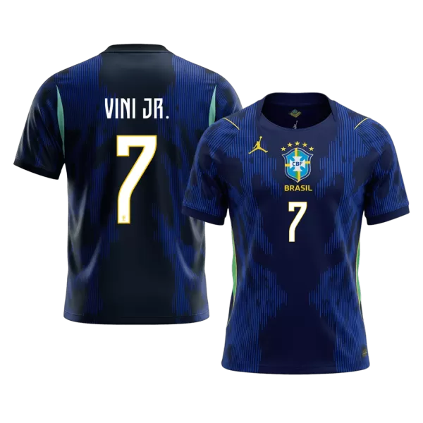 VINI JR. #7 Brazil Away Soccer Jersey World Cup 2026 Navy - thejerseys