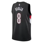 Men's Portland Trail Blazers AVDIJA #8 Black Swingman Jersey 2025/26 - Icon Edition - thejerseys