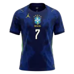VINI JR. #7 Brazil Away Soccer Jersey World Cup 2026 Navy - thejerseys