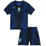 Kids Brazil Away Jersey Kit World Cup 2026 - thejerseys