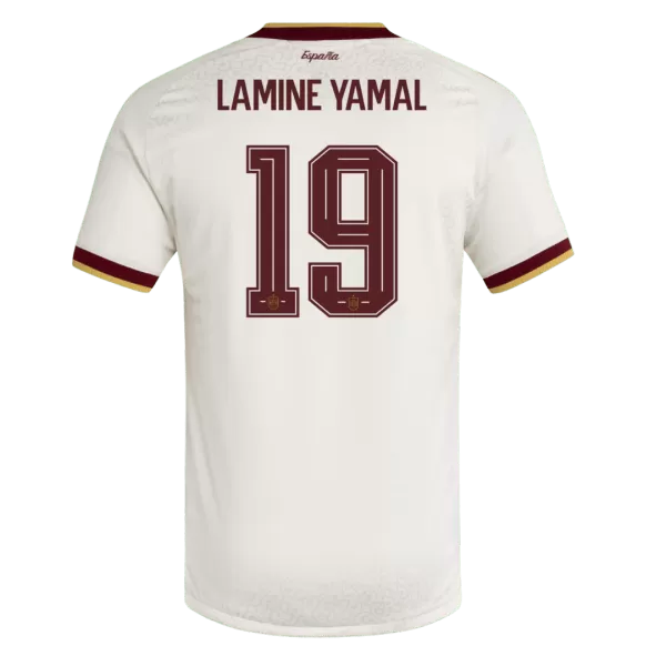 LAMINE YAMAL #19 Spain Away Match Jersey Player Version World Cup 2026 - thejerseys