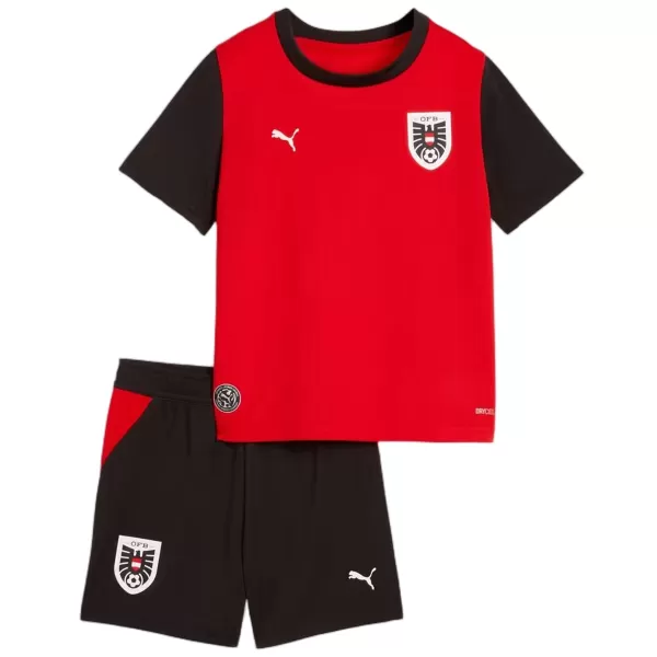 Kids Austria Home Jersey Kit World Cup 2026 - thejerseys