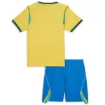 Kids Brazil Home Jersey Kit World Cup 2026 - thejerseys
