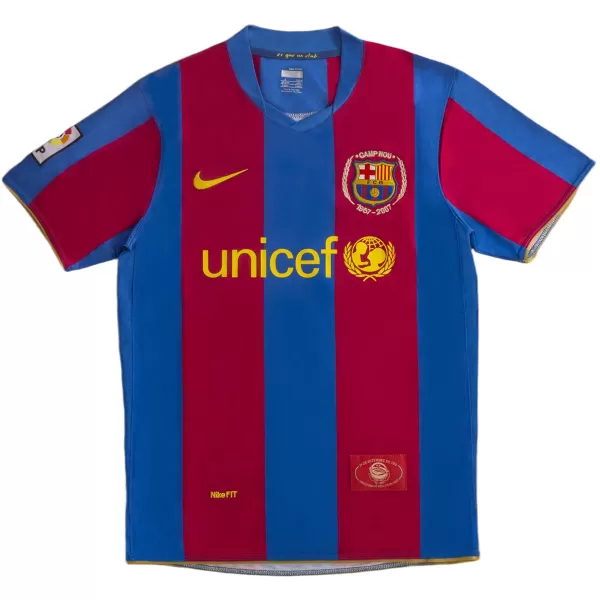 Classic Barcelona Home 50-Years Anniversary Jersey 2007/08 - thejerseys