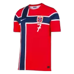 SØRLOTH #7 Norway Home Jersey World Cup 2026 - thejerseys