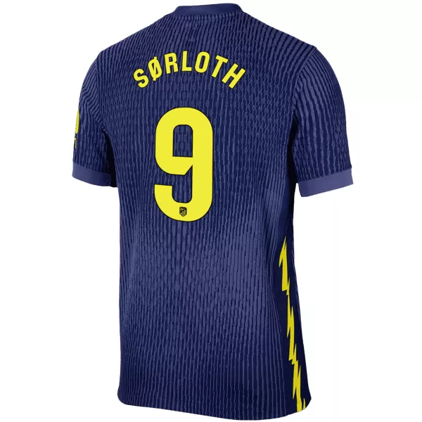 SØRLOTH #9 Atletico Madrid Away Match Jersey Player Version 2025/26 - thejerseys