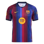 PEDRI #8 Men Fan 26/27 Barcelona Home Soccer Jersey Short Sleeve Blue&Garnet - thejerseys