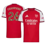 CHAMPIONS #26 Player Version Arsenal Premier League Champions Home Soccer Jersey 2026/27 Red - thejerseys