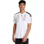 Mercedes AMG Petronas F1 Racing Team White T-Shirt 2026 - thejerseys