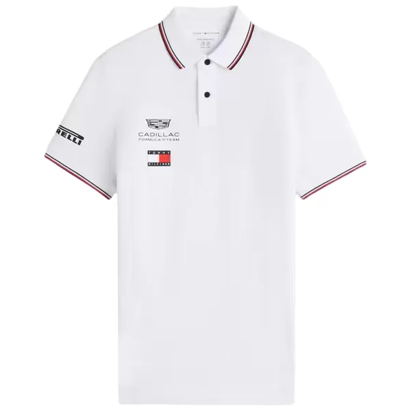 Cadillac F1 Racing Team White Polo Shirt 2026 - thejerseys