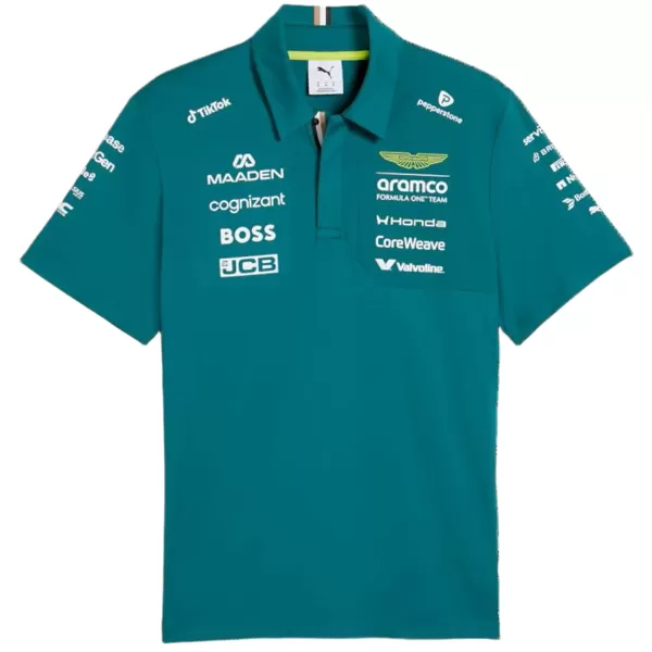 Aston Martin Cognizant F1 Green Team Polo Shirt Polo Shirt 2026 - thejerseys