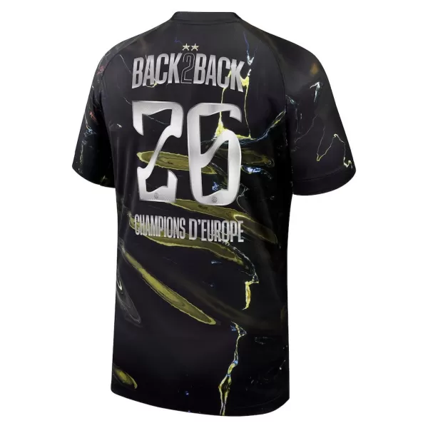 Champions of Europe #26 PSG Fifth Jersey Night Edition 2025/26 - 2 Stars - thejerseys