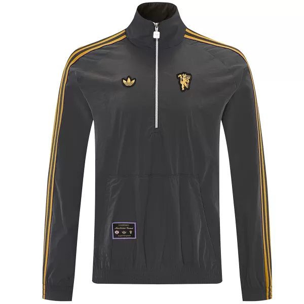 Manchester United 1/2 Zipper Windbreaker Jacket 2026 - thejerseys