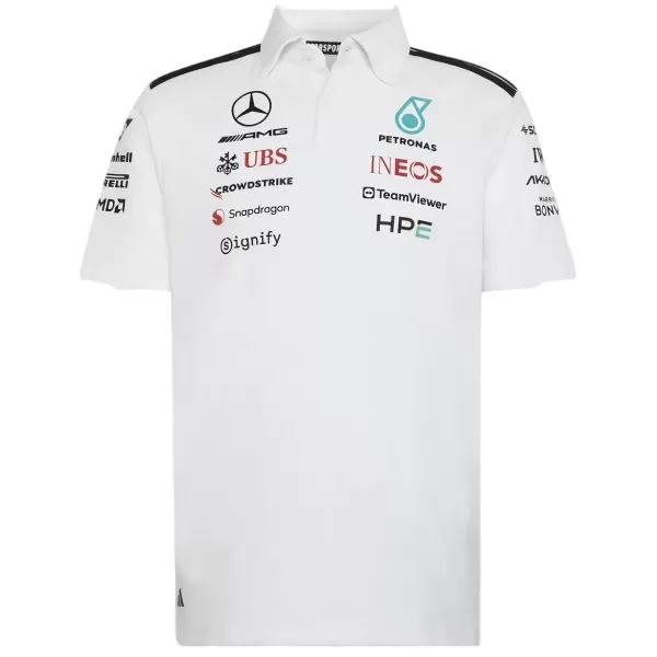 Mercedes AMG Petronas White F1 Team Polo 2026 - thejerseys