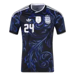 E. FERNÁNDEZ #24 Argentina Away Soccer Jersey World Cup 2026 Black - thejerseys
