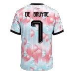 DE BRUYNE #7 Belgium Away Soccer Jersey World Cup 2026 Blue&Pink - thejerseys