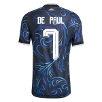DE PAUL #7 Player Version Argentina Away Soccer Jersey World Cup 2026 Black - thejerseys
