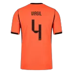 VIRGIL #4 Player Version Netherlands Home Soccer Jersey World Cup 2026 Orange - thejerseys