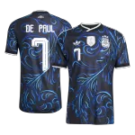 DE PAUL #7 Player Version Argentina Away Soccer Jersey World Cup 2026 Black - thejerseys