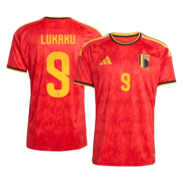 LUKAKU #9 Belgium Home Soccer Jersey World Cup 2026 Red - thejerseys