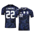 L. MARTÍNEZ #22 Argentina Away Soccer Jersey World Cup 2026 Black - thejerseys