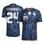 E. FERNÁNDEZ #24 Player Version Argentina Away Soccer Jersey World Cup 2026 Black - thejerseys